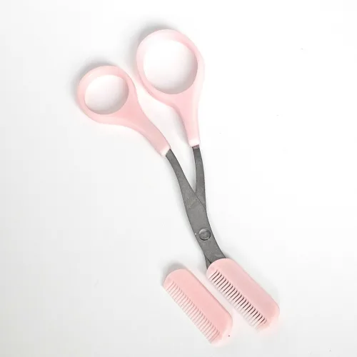 눈썹 정돈 정리 빗 겸용 가위