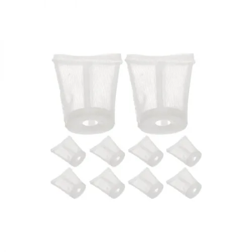 10 pcs 8mm 에어리스 페인트 분무기 정밀 메쉬 건 필터 교체 입구 스트레이너 자동차 스프레이 건 페인트 코팅 및 벽 처리