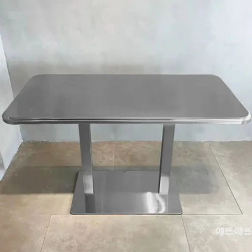 카페 테이블 스틸 빈티지 사각 스텐인리스 업소 모던 까페 메탈 테이블