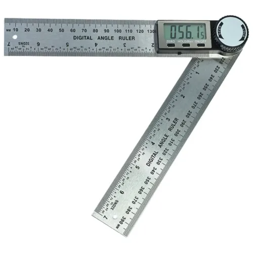 디와이툴즈 디지털 각도자 20cm 360도 전자 각도기 스테인리스 자, 1개