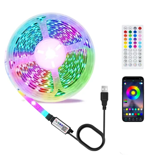 루카스 RGB 간접 줄조명 뮤직 라이트바, 혼합색상