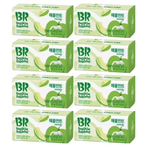 배스킨라빈스 민트캔디 애플민트, 30g, 8개