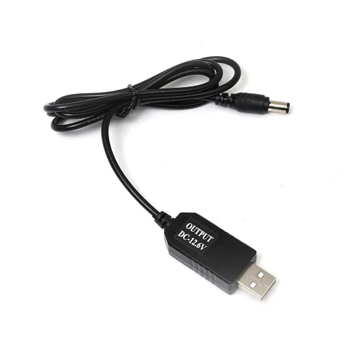 USB 5V to DC 12.6V 승압 충전 케이블, 1개