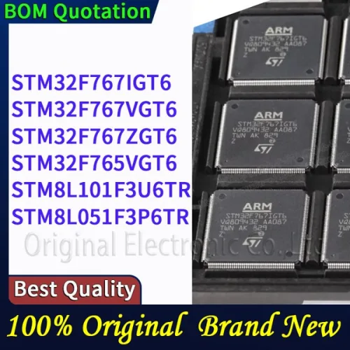 STM32F767IGT6 STM32F767VGT6 STM32F767ZGT6 STM32F765VGT6 STM8L101F3U6TR STM8L051F3P6TR 재고 있음 48시간 내