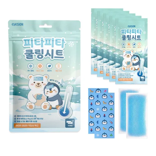 피타피타 쿨링시트 아이스 열냉각 쿨링패치 쿨패치 해열시트, 1세트, 10매입