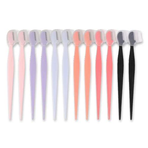 엘로브 파스텔 눈썹 정리 눈썹칼 12P