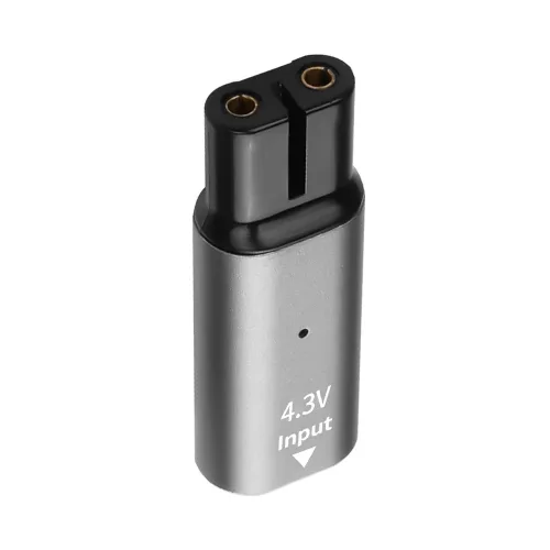 필립스 호환품 One Blade QP2520 QP2515 시리즈용 4.3V Type-C 면도기 어댑터 충전 변환기(충전 표시기 포