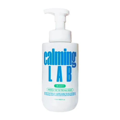 카밍랩 베이비 마데카 탑투토 4in1 워시 바스앤샴푸 엉덩이 겸용 대용량, 1개, 500ml