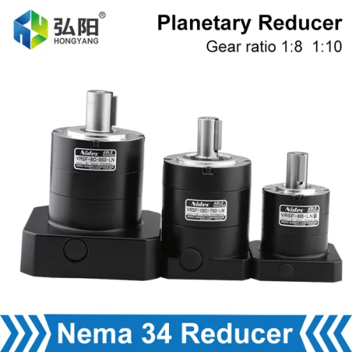 Nidec 정밀 유성 기어 750/850/1000W 서보 모터 Nema 34 스테퍼 감속기 1:5 DC