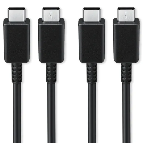 1+1 삼성 호환 C to C타입 초고속 충전기 케이블 60w, 블랙 2M, 2개, 2m