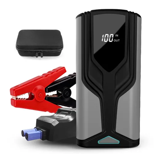 자동차 배터리 점프스타터 차량용 긴급시동기 스마트 점프 케이블 파우치 포함, 23400mAh, 1세트
