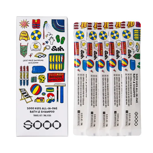SOOO 여행전용 키즈올인원 트래블키트, 5개, 7ml