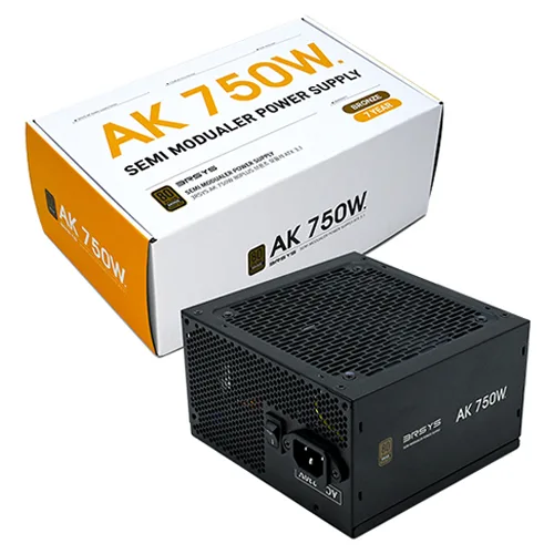 쓰리알시스템 80PLUS브론즈 모듈러 ATX3.1 AK 750W, AK 750W