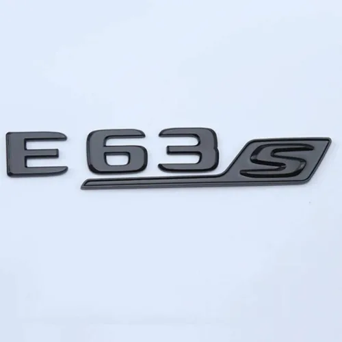 호환 마크 로고 엠블럼 ABS 자동차 펜더 V8 Biturbo 4matic 후면 트렁크 스티커 E63S 배지 벤츠 E 63 S AMG W212 W213 악세서리 2016-19
