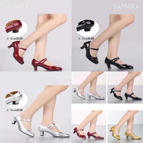 SAMARA 여성라틴댄스화 무용화 탱고 살사화