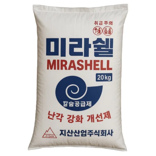 굴껍데기 천연칼슘 사료, 20kg, 1개