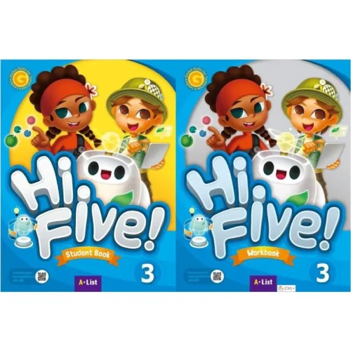 Hi Five 3 Student Book+Workbook 세트, A*LIST, 레벨 3