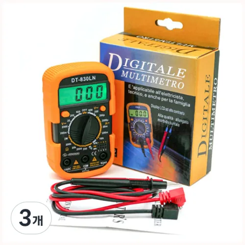 JW 멀티테스터기 DT-830LN, 3개