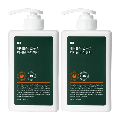 메디톨드 연구소 퍼시닌 단감 바디워시, 2개, 500ml
