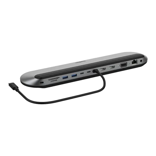 벨킨 connect 유니버셜 USB C 11in1 프로 독 INC014, 실버 그레이, 1개