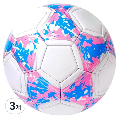 페인트패턴 디자인 축구공, AKCB5_PP, 3개
