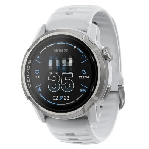 코로스 아펙스4 GPS 스마트워치 정식수입품, GPS + 블루투스, 42mm, 화이트 실리콘