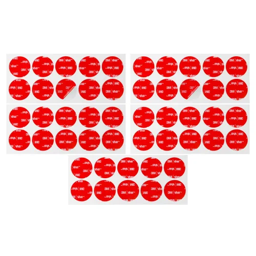 브이에이치비 쓰리엠 초강력 아크릴폼 원형 투명 양면테이프 30 x 30 mm 10p, 5개