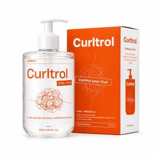 컬트롤 곱슬머리용 샴푸 반곱슬 볼륨 매직 스트레이트, 1개, 500ml