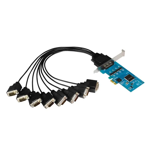 시스템베이스 Multi-8C/LPCIe 232 시리얼카드 전문, 시리얼통신, PCI Express, 케이블타입, RS232, Multi-8C/LPCIe 232, 1개