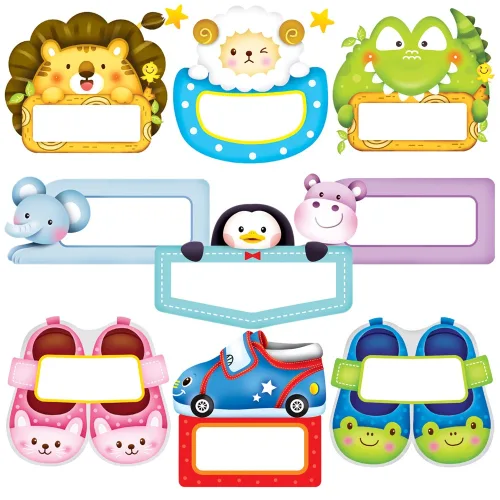 방수 네임 스티커 이름표 신발 개구리 N218 5pcs
