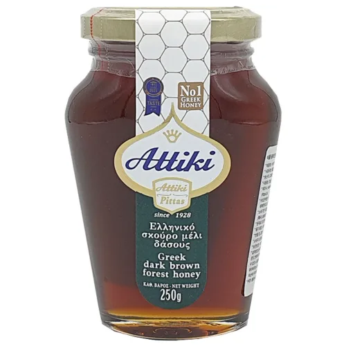 아티키 그리스 감로꿀 그릭 허니 다크브라운 꿀 250g, 1개, 250g