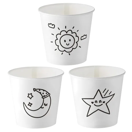 탐사 해달별 종이컵 185ml, 1개, 1000개입