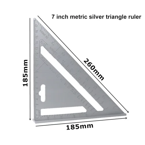 삼각형 눈금자 각도 삼각형 Swanson Try Square Joiner Protractor Ruler 목수의 마킹 목공 도구