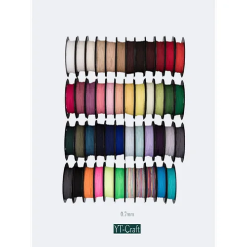 [YT공예] 나일론심지매듭실 0.7mm(고특)/170yd(1롤),150m/36color,국내생산 매듭실, 1개