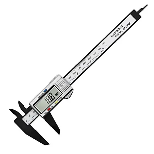 LCD 디스플레이가 있는 150mm 플라스틱 디지털 버니어 캘리퍼스 - 학생 및 위한 미니 정밀 도구