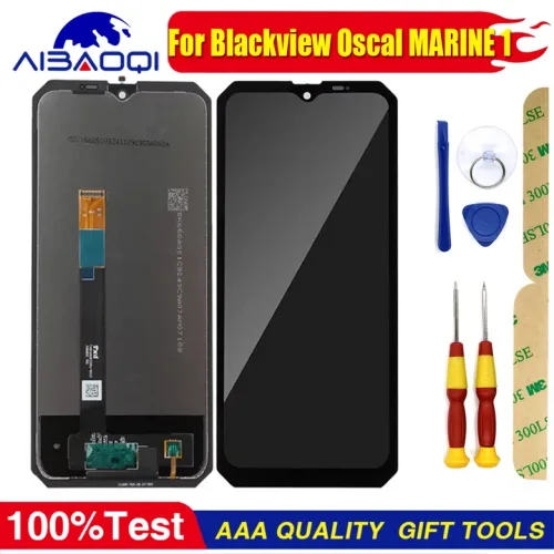 블랙뷰 오스칼 마린 1 BV4800 Pro SE Plus 휴대폰 LCD 디스플레이 부품 + 도구용 새 터치 스크린