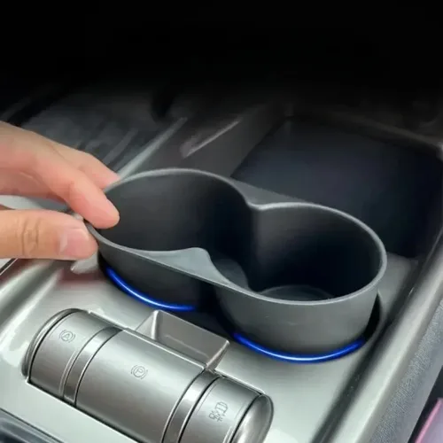 BYD 돌핀 센터 콘솔 컵홀더 인서트 차량용 물컵 휴대폰 선글라스 수납함 TPE 논슬립 오거나이저