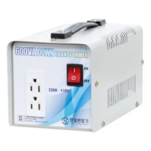 정량 600va 220-110 다운변압기 / 한일트랜스/도란스/ 외국제품을 한국에서 사용, 1개