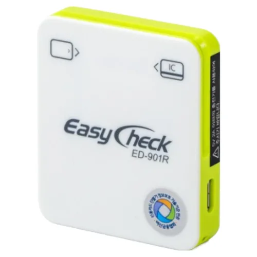 [신규사업자] 이지체크 ED-901 무선카드단말기 무선블루투스카드단말기 초소형카드기 이지체크무선카드기 사업자전용카드체크기 배달업종 소상공인전용카드기 블루투스카드체크기, 1개, ED-901