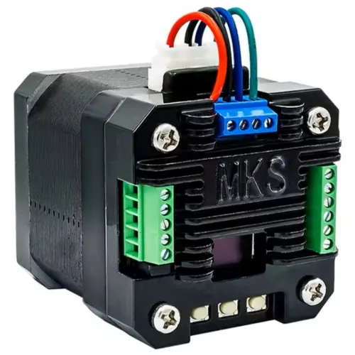 MKS Servo42D FOC 모터드라이버 CAN RS485 MODBUS 고속 정밀 제어, 1개, Black