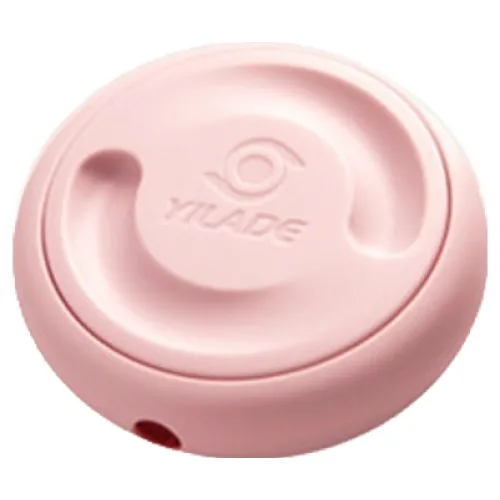 YILADE 휴대용 회전형 선꼬임 방지 휴대폰 케이블 이어폰 수납 케이스, 핑크, 1개