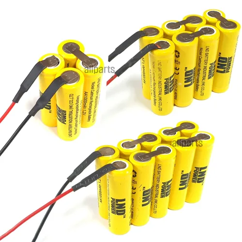 제작 배터리 AA 충전지 4.8V 9.6V 12V, 1개, 1개입