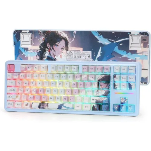 리드래곤 애니메이션 K728 PRO SE 80% 87키 무선 가스켓 RGB 게이밍 키보드