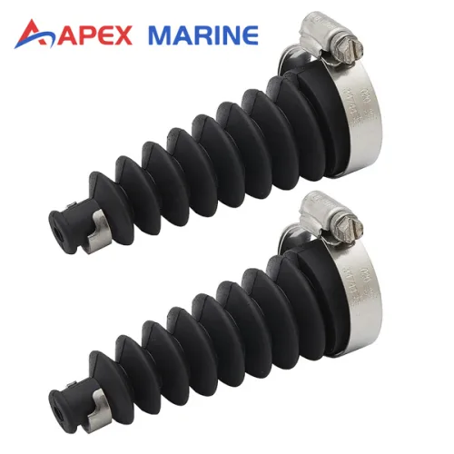 2개 74639A2 74639Q02 시프트 케이블 벨로우 키트 MerCruiser Stern Drive Alpha 1 Gen 2 Bravo 1 2 3 마린 수리 부품용