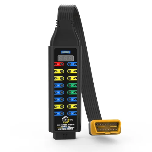 AUTOOL OBD2 자동차 진단 프로토콜 감지기 16 핀 입력 잭 전문 자동차 엔진 스캐너 진단 테스트 도구