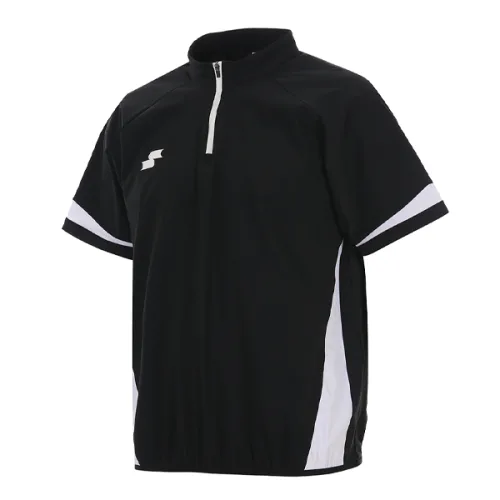 사사키 야구의류 바람막이 Flex Windbreaker 반팔 Black