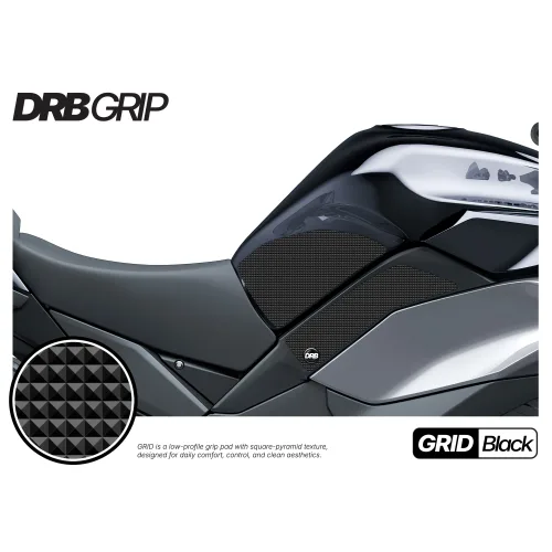 디알비그립 가와사키 Z1000SX 20~ 그리드 블랙 DRB GRIP 니그립패드