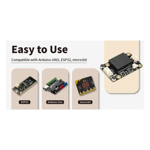 SEN0539-EN Gravity: Offline Voice Recognition Sensor (121 Built-in Commands + Custom Commands), 1개