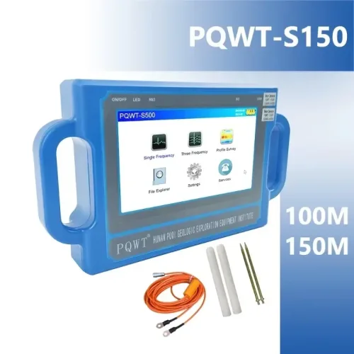 호환 PQWT S500 지하수 탐지기  우물/수중 시추공 탐사용 지구물리학 측량 도구