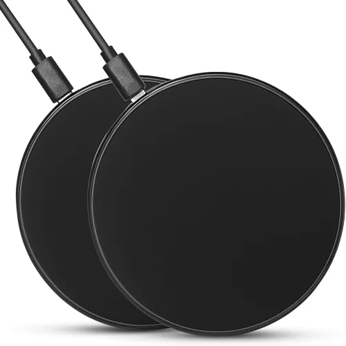 2Pcs 고속 무선 충전기 15W 최대 충전 스탠드 1717Plus16Pro16Plus16Pro1514131211XR 삼성 갤럭시 S25S24S23S21S20S9S8 노트 20과